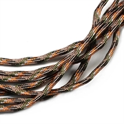 Faldskærmsline. Brun - khaki camo. 4 mm